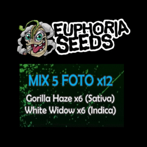 MIX 5 - FEM X12 - GORILLA HAZE + WHITE WIDOW