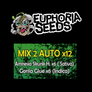 MIX 2 - AUTO X12 - AMNESIA SKUNK HAZE + GORILLA GLUE