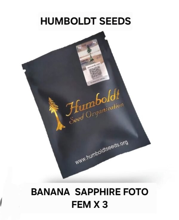 HUMBOLDT SEEDS - FEM - BANANA SAPPHIRE X3 (Indica)